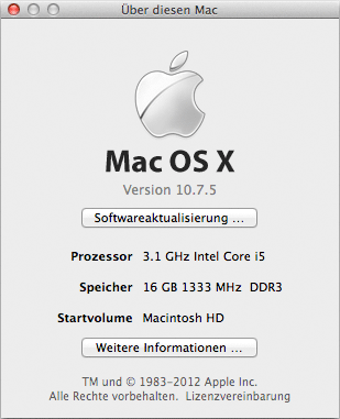 Über diesen Mac Lion