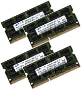 4x 4GB = 16GB KIT DDR3 1066 Mhz PC3-8500 SO-DIMM