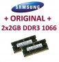 2x 2GB = 4GB KIT DDR3 RAM 1066 Mhz PC3-8500 SO-DIMM